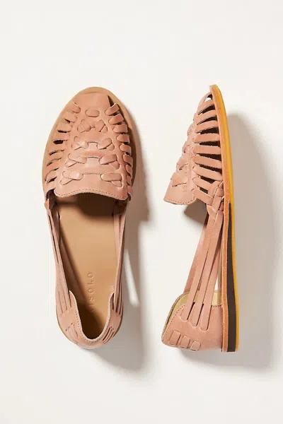 Anthropologie Nisolo Woven Leather Sandals In Multi