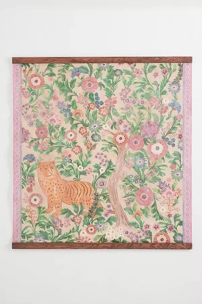 Anthropologie Noemie Tiger Paper Tapestry In Neutral