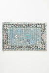 Anthropologie Norse Woven Bath Mat In Blue