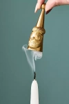 Anthropologie Novelty Brass Candle Snuffer In Multi
