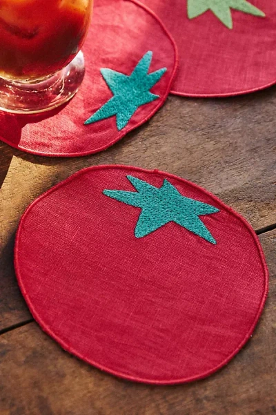 Anthropologie Dakota Melamine Dinner Plates, Set Of 4