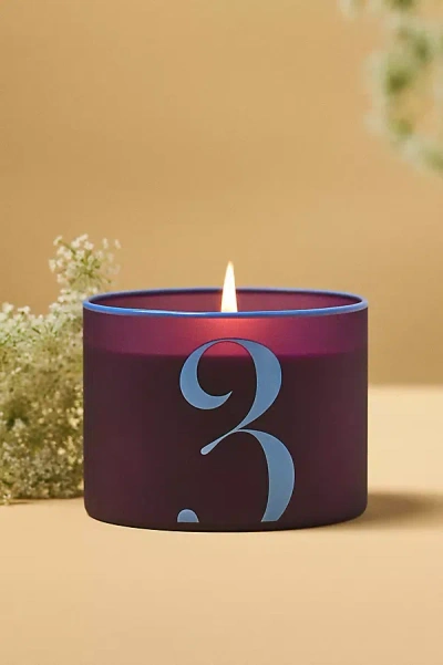 Anthropologie Number 3 Spice Vanilla Clove Glass Candle