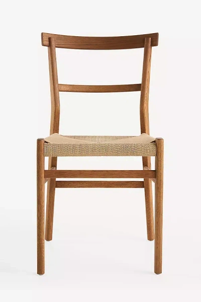 Anthropologie Oak Farmhouse Dining Chair In Brown