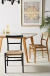 Anthropologie Oak Farmhouse Dining Chair In Multi