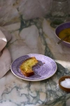 Anthropologie Old Havana Bread Plates, Set Of 4 In Purple