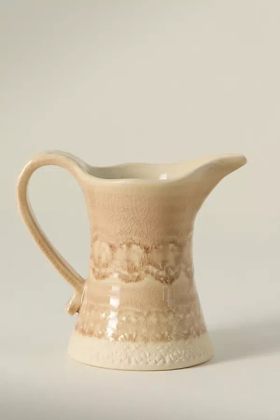 Anthropologie Old Havana Creamer In Brown