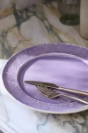 Anthropologie Old Havana Dinner Plates, Set Of 4 In Purple