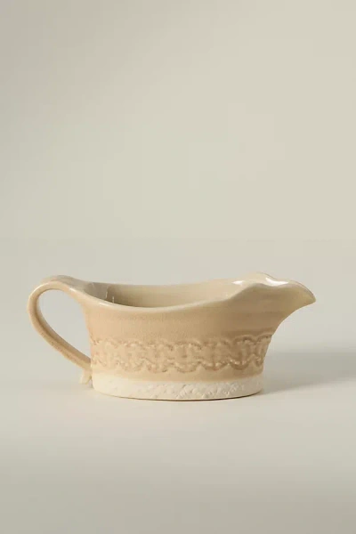 Anthropologie Old Havana Gravy Boat In Brown