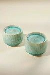 Anthropologie Old Havana Salt & Pepper Shakers In Blue