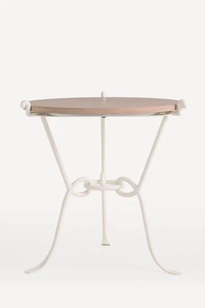Anthropologie Ollie Indoor/outdoor Side Table In Brown
