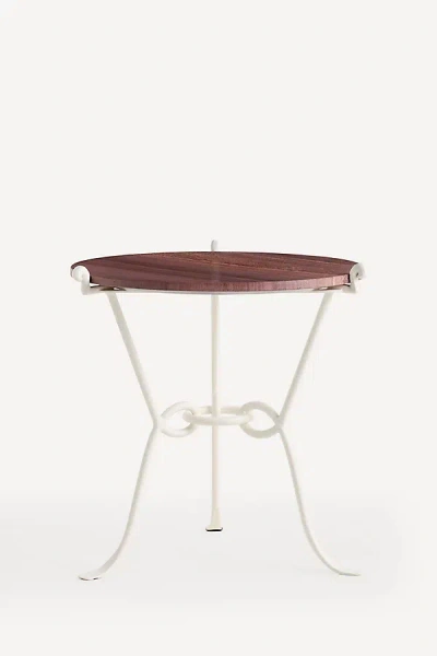 Anthropologie Ollie Indoor/outdoor Side Table In Brown