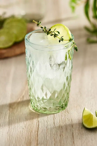 Anthropologie Ombre Glass Tumbler