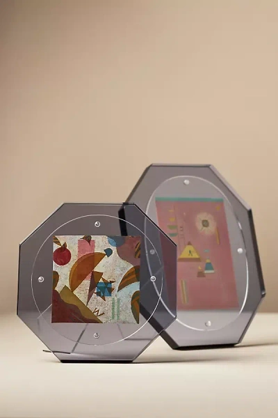 Anthropologie Ona Geometric Picture Frame In Transparent