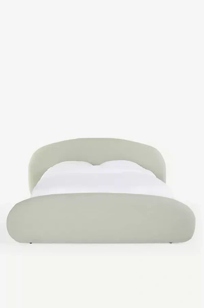 Anthropologie Opal Performance Linen Bed In Green