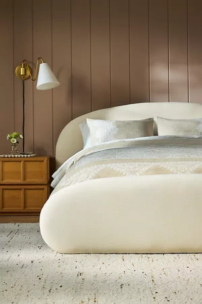 Anthropologie Opal Performance Linen Bed In White