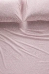 Anthropologie Organic Cotton Sateen Printed Sheet Set In Pink