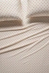 Anthropologie Organic Cotton Sateen Printed Sheet Set In Neutral
