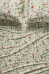 Anthropologie Organic Cotton Sateen Printed Sheet Set In Neutral
