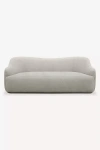 Anthropologie Orla 79" Curved Linen-blend Sofa