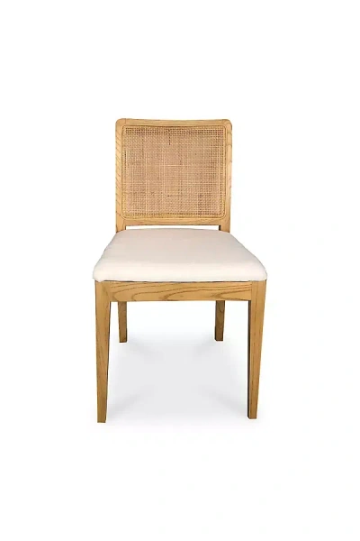 Anthropologie Orville Elm Wood Dining Chairs, Set Of 2 In Neutral