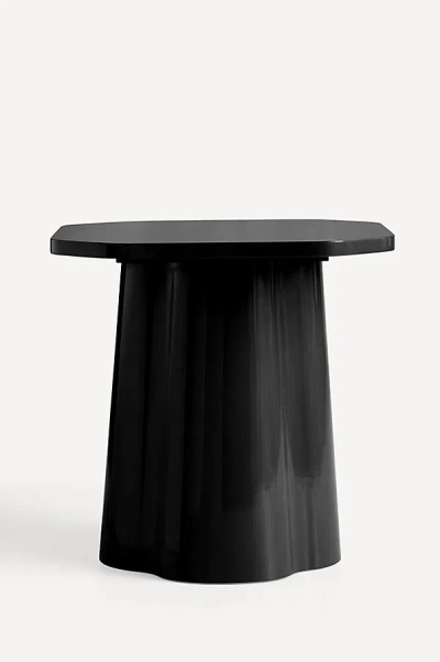Anthropologie Osaka Lacquer Side Table In Black