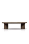 Anthropologie Paden Indoor/outdoor Teak Wood Coffee Table In Brown