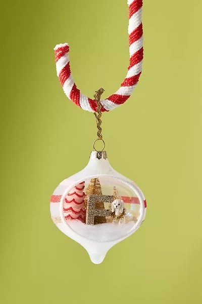Anthropologie Party Animal Monogram Ornament In Multi