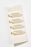 ANTHROPOLOGIE PEARL CREASE-FREE CLIPS, SET OF 4