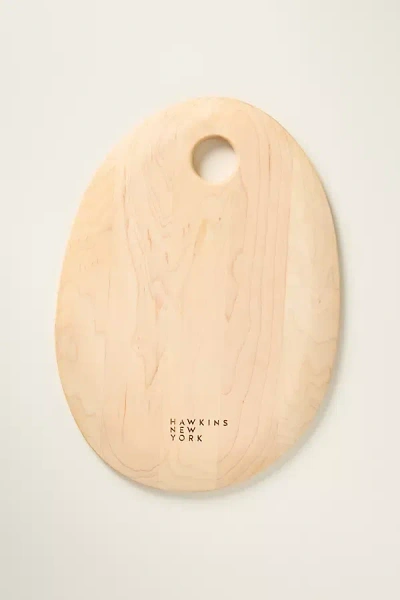 Anthropologie Pebble Maple Wood Cutting Board In Neutral