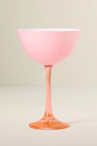 Anthropologie Pela Coupe Glasses, Set Of 4 In Pink
