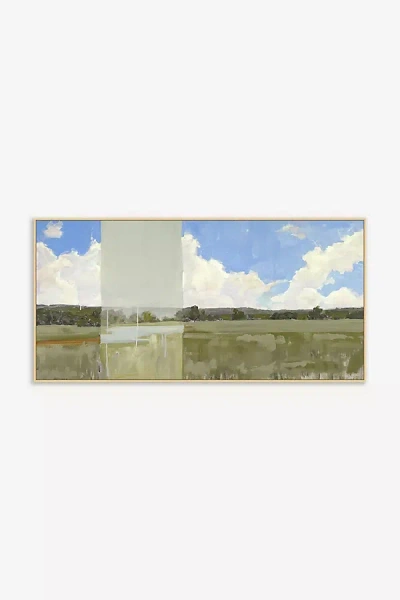 Anthropologie Perpetual Contemplation I Wall Art In Blue