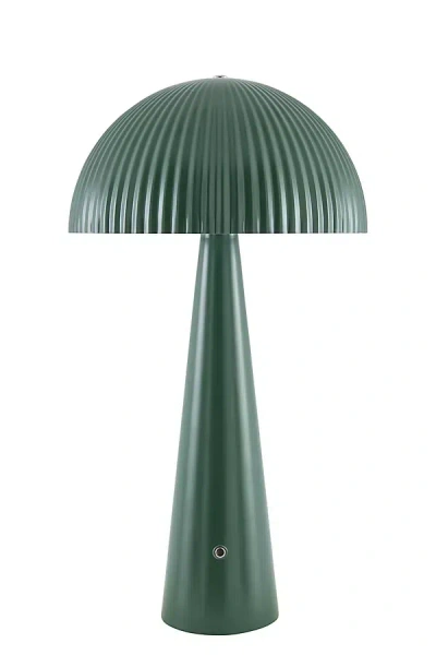 Anthropologie Phileas Cordless Portable Lamp In Green