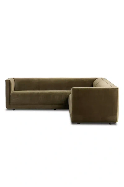 Anthropologie Phillip 119" Two-piece L-shaped Sectional