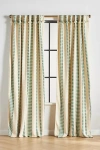 Anthropologie Pieced Stripe Curtain In Multi