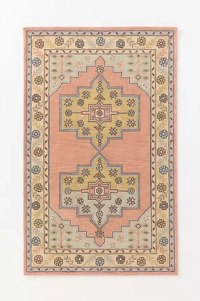 Anthropologie Piper Tufted Persian-inspired Wool Rug In Multi