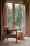 Anthropologie Pippa Leora Block Print Accent Chair