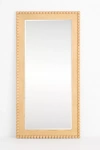 Anthropologie Pippa Wood Bobbin Rectangle Dressing Floor Mirror In Brown