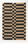 Anthropologie Polina Looped Jute Checkered Rug