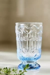 Anthropologie Polly Textured Glass Tumblers, Set Of 4 In Transparent