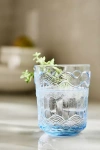 Anthropologie Polly Textured Juice Glasses, Set Of 4 In Transparent