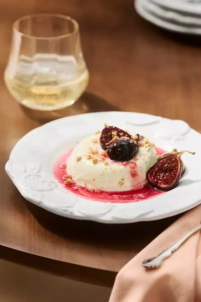 Anthropologie Pomegranate Italian Earthenware Dessert Plates, Set Of 4