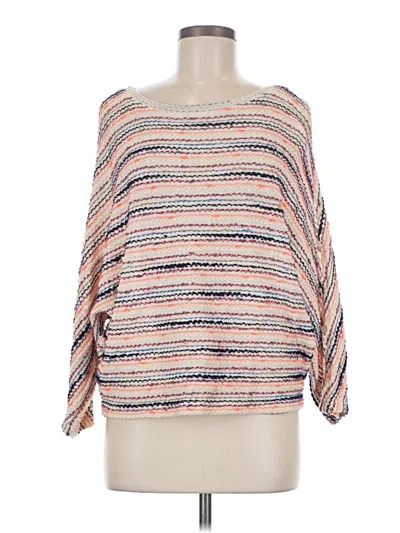 Pre-owned Anthropologie Poncho In Pink