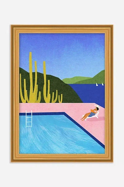 Anthropologie Poolside Paradise Wall Art In Multi