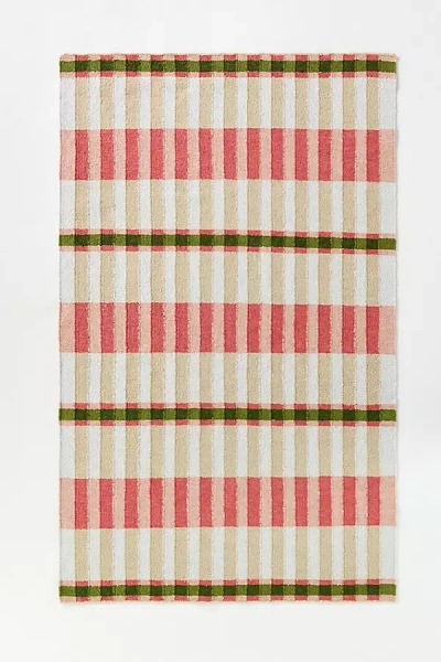 Anthropologie Poppy Indoor/outdoor Flatwoven Geometric Rug In Multi