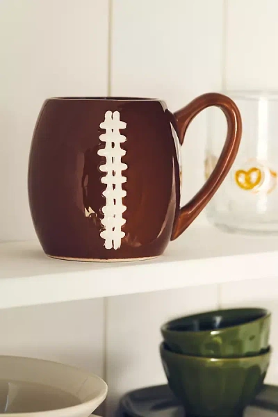 Anthropologie Porcelain Sports Mug