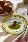 Anthropologie Portobello Dessert Plate In Green