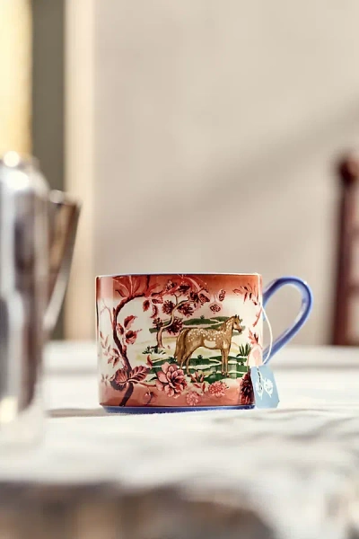 Anthropologie Portobello Stoneware Mug In Brown