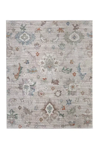 Anthropologie Power-loomed Welch Easy Care Rug In Gray