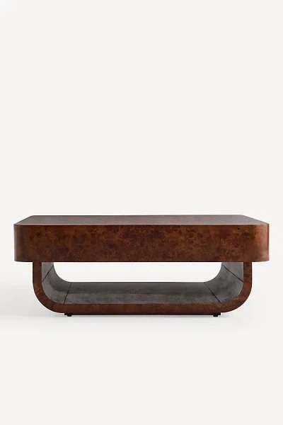 Anthropologie Prescott Burl 42" Coffee Table In Multi