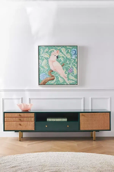 Anthropologie Presto Media Console In Green